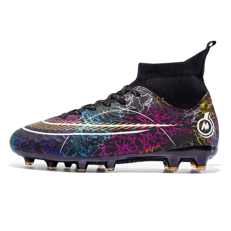 High Top Soccer Shoes TF Broken Nails Artificial Turf - Bellarte Enchanté High Top Soccer Shoes TF Broken Nails Artificial Turf